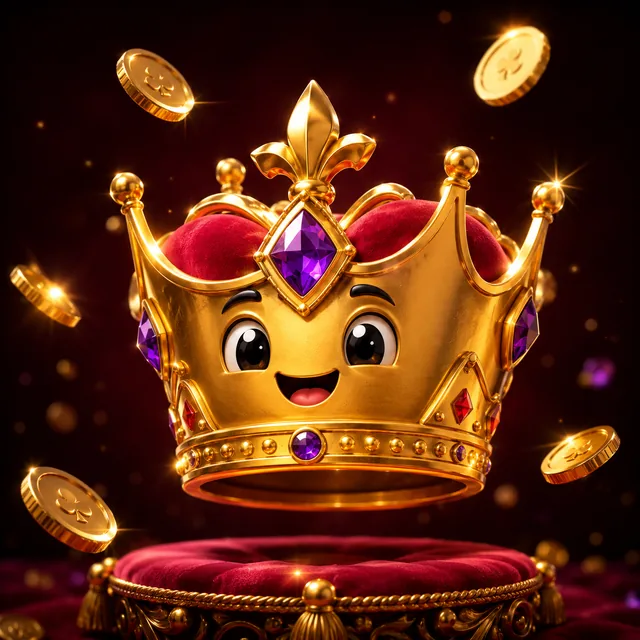 CrownPlay crown mascot